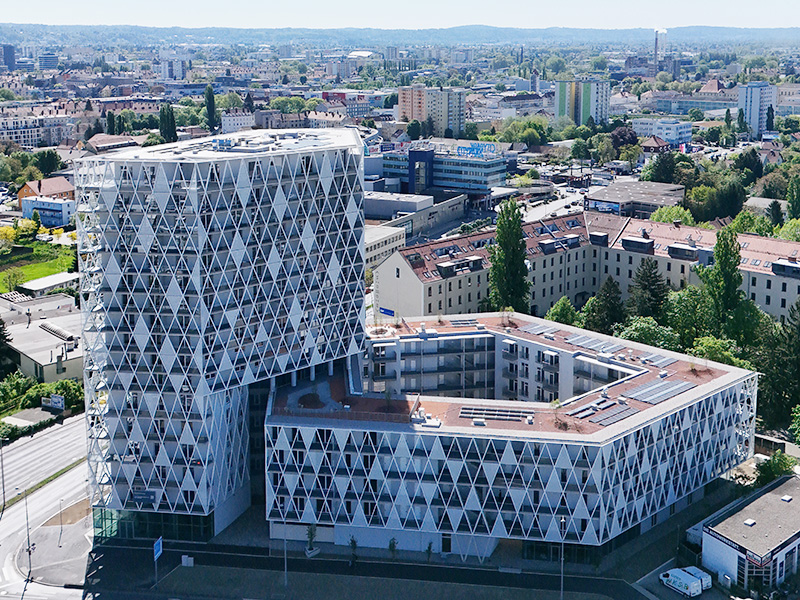 Fertiggestelltest Neubauprojekt "Level KS 1 Tower" in Graz